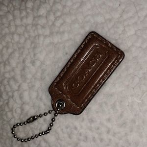 Brown Coach Tag